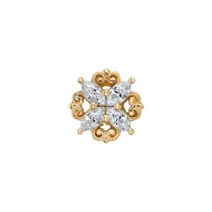 BVLA Lamia Marquise Cluster 14k Yellow Gold and CZ Cubic Zircon - End